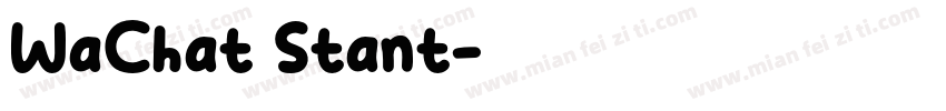 WaChat Stant字体转换